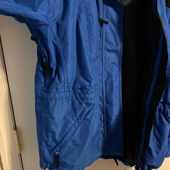 COLUMBIA Blue & Black Winter Jacket size medium - Picture 4 of 5
